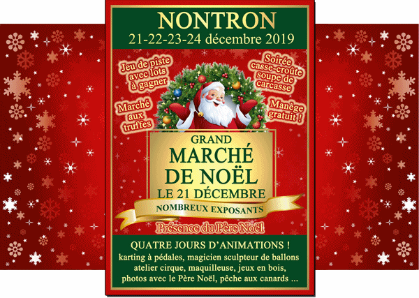 Affiche Noël Nontron 2019 version web