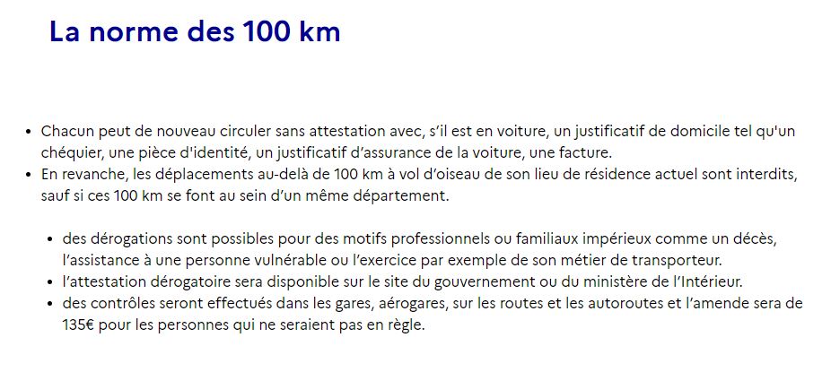 100 Km gouvernement.fr stratégie de déconfinement