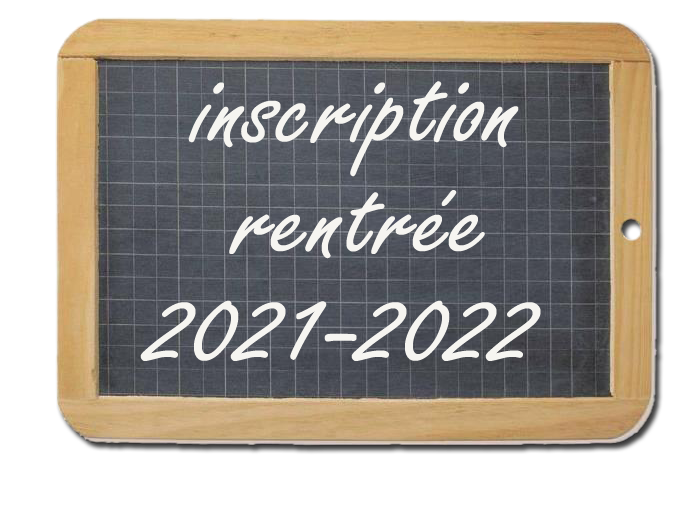 Inscription rentrée 2020